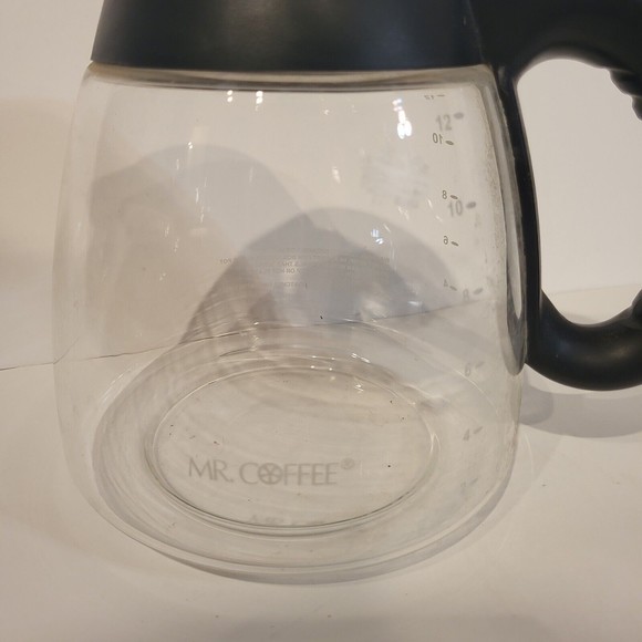 Mr. Coffee 12 Cup Coffee Maker Replacement Glass Carafe Handle & Lid - Picture 2 of 7